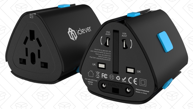 iClever Universal Travel Adapter With USB | $10 | Use code KINJA566